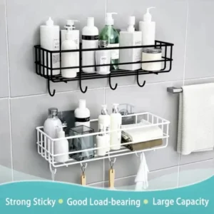 Iron-Bathroom-Hanging-Shelf-Wall-Mounted-
