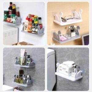Swan-Shaped-Adhesive-Wall-sticking-Shelf-