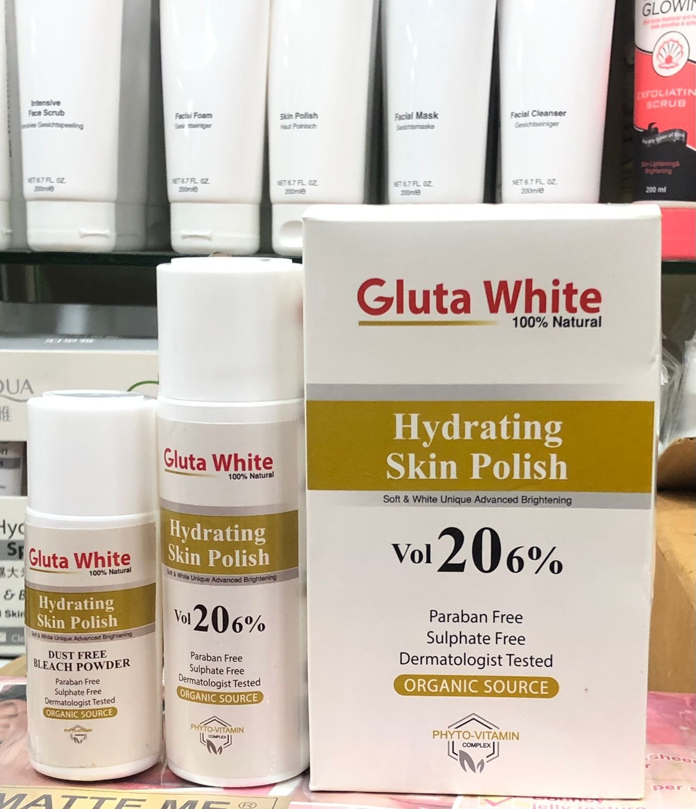 Gluta white Skin polish