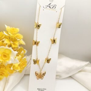 Gold Butterfly Necklace