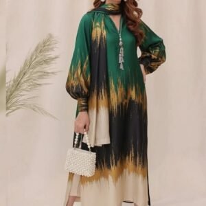 3 PCS SILKY SUIT WITH AIRLINE SHIRT