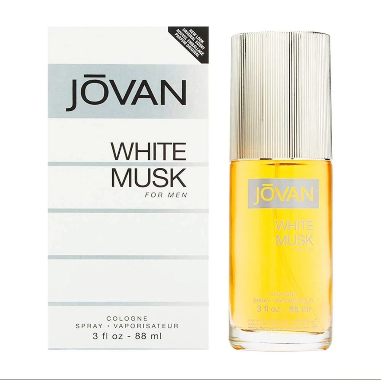 JŌVAN ✨ WHITE 🤍 MUSK 👑 FOR MEN 👑 88ml Cologne 🌝Concentrated Spray 💫
