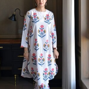 Cotton 2pc block print