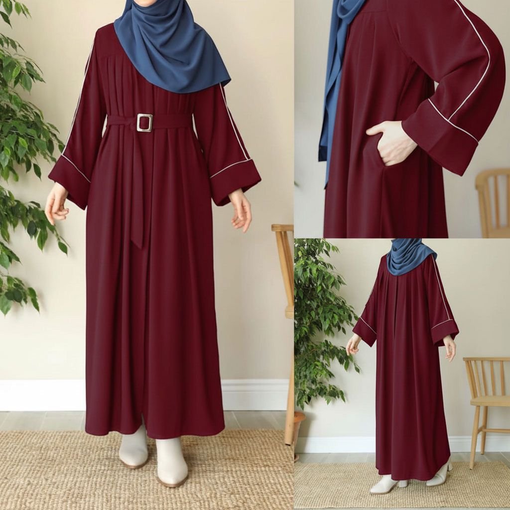 Stoller Stuff Double Goergette Abaya - Image 3