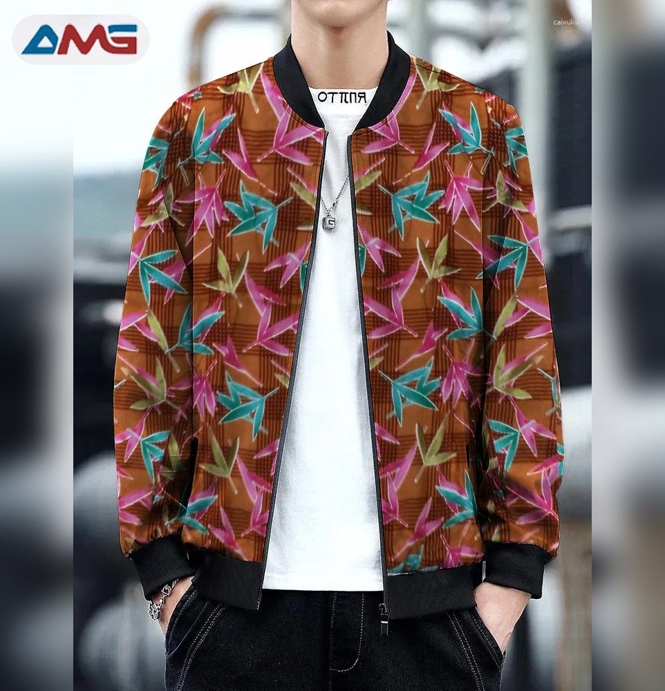 Men Printed Jacket - Image 2