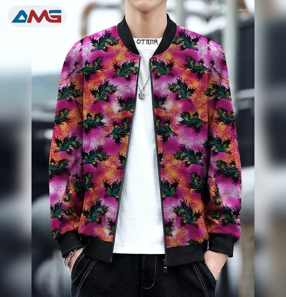 Men Printed Jacket - Image 3