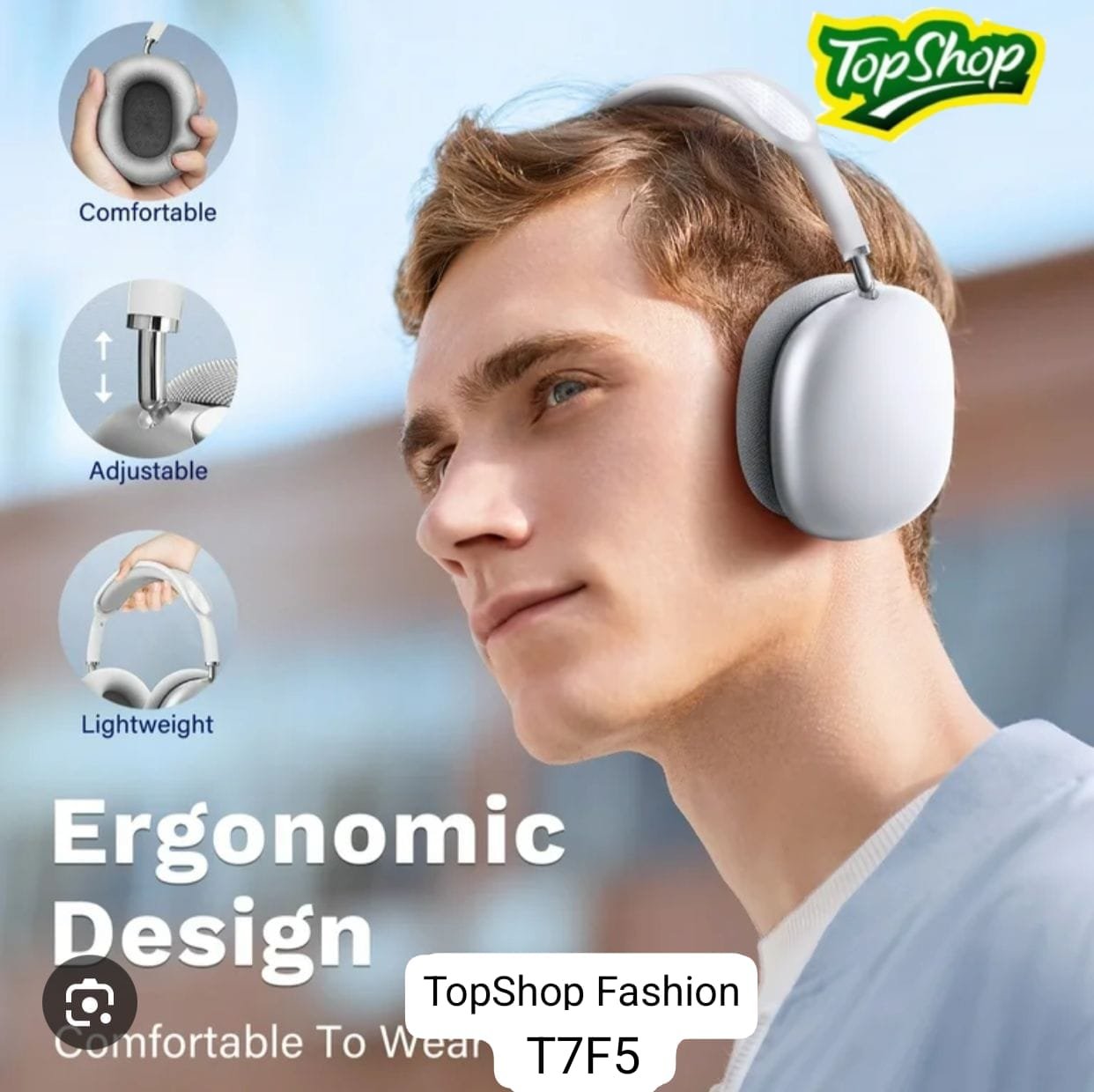 Echelon P9 Wireless Bluetooth Headphones With Mic Noise Cancelling Headsets Stereo Sound Earphones Sports Gaming Headphones Supports