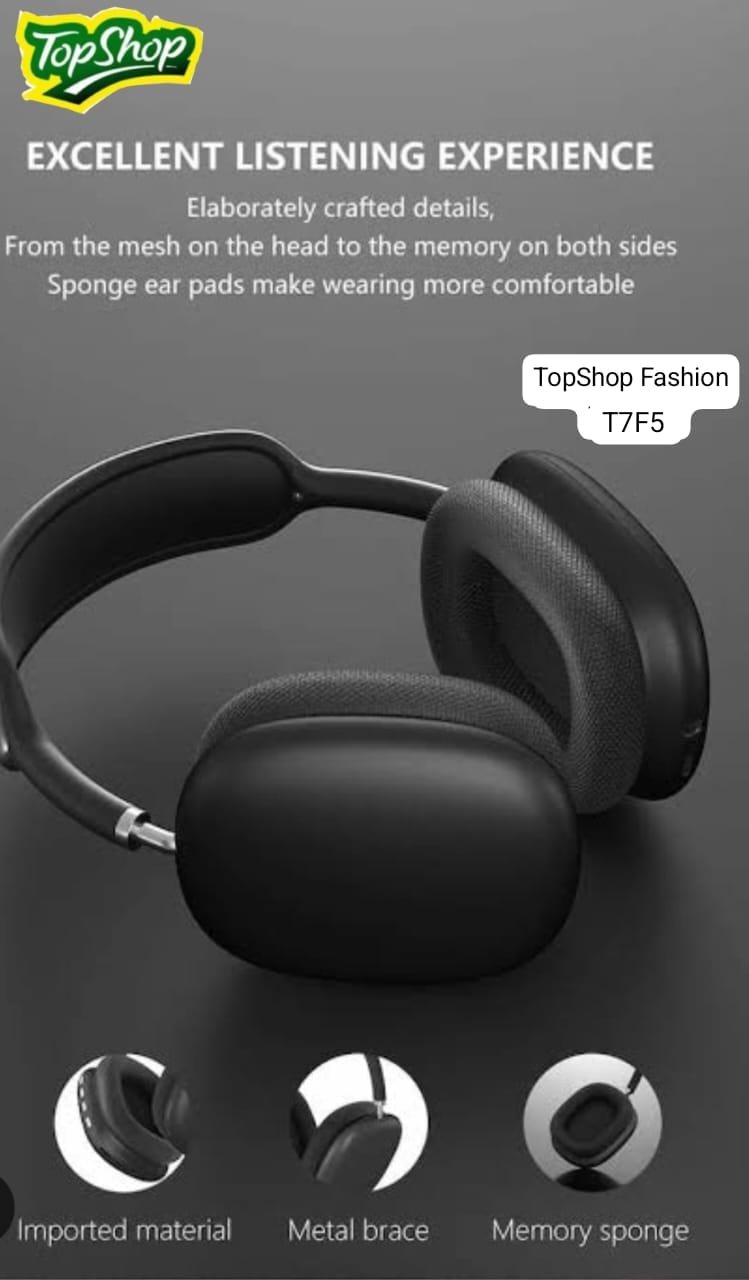 Echelon P9 Wireless Bluetooth Headphones With Mic Noise Cancelling Headsets Stereo Sound Earphones Sports Gaming Headphones Supports - Image 2