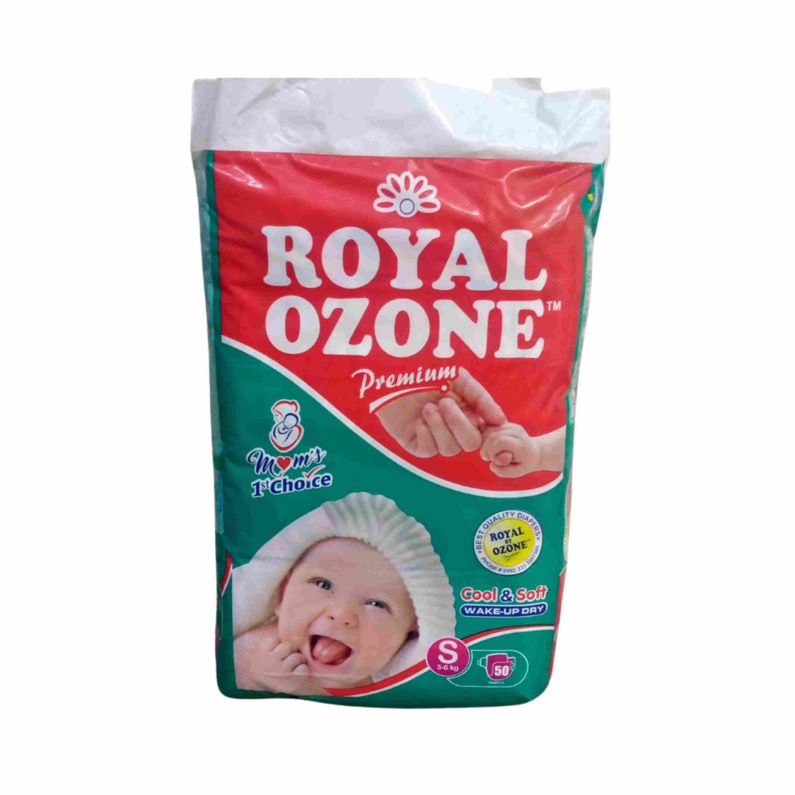 Royal Ozone Baby Diapers Small/ Mini. 3 to 6kg 50 pcs