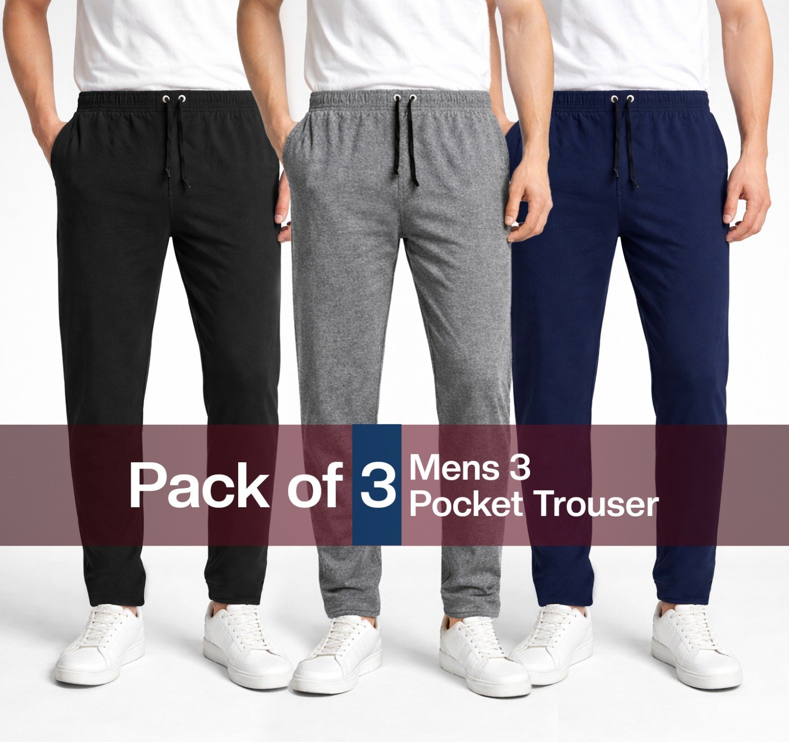 MAN TROUSER Pack of 3 - Image 3