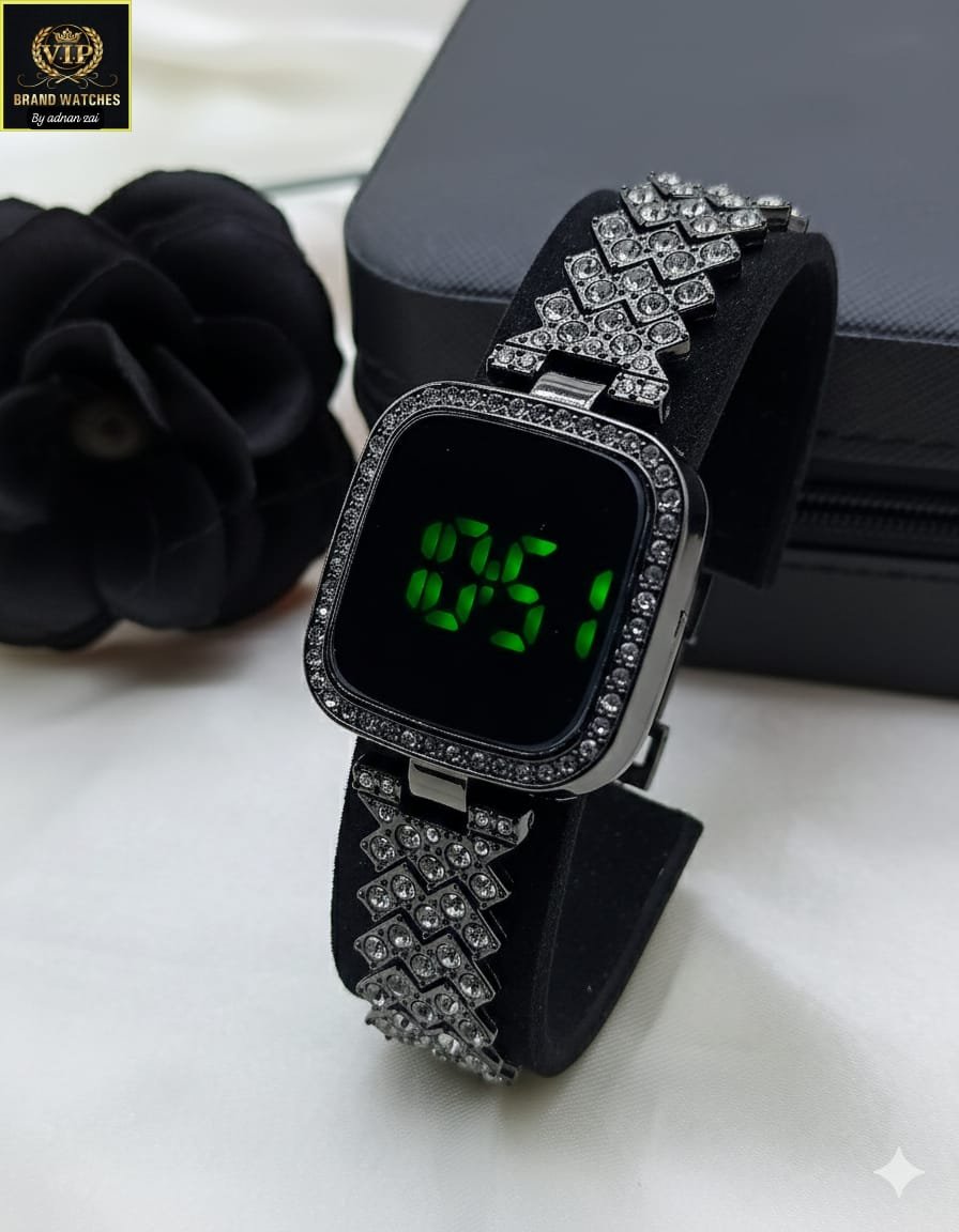GIRL'S DAIMONDS STONE TOUCH SCREEN WATCH