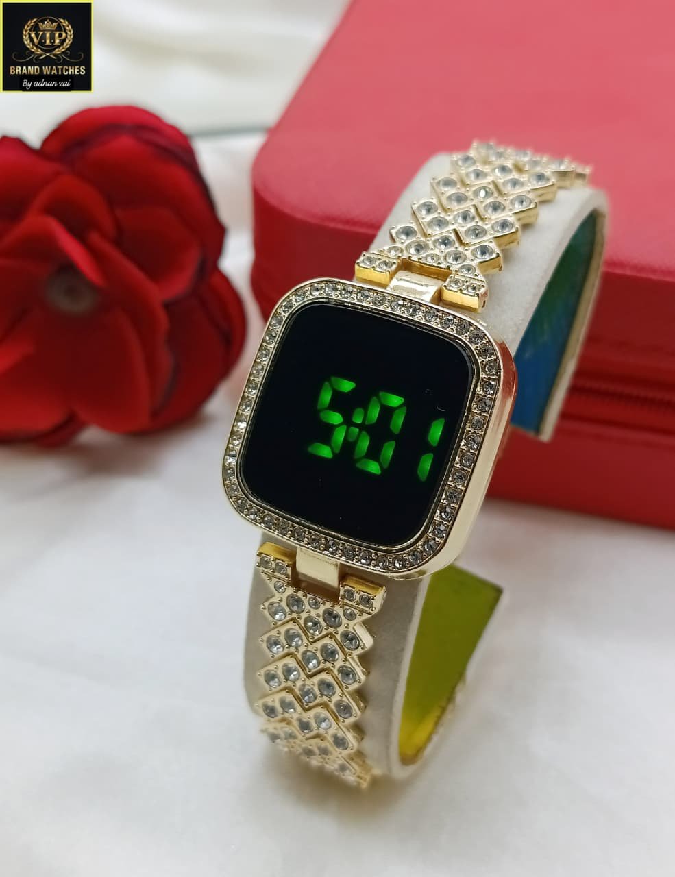 GIRL'S DAIMONDS STONE TOUCH SCREEN WATCH - Image 3