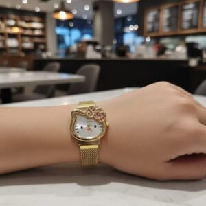 GIRL'S HELLO KITTY WATCH ⌚ STONE DIAL⬅️