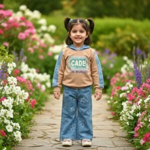 High Quality Toddler Girl Hooded Track Suit