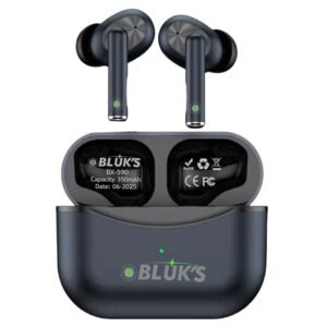 BLUKS BX-590 - Quad-Mic ANC + ENC Wireless Headset