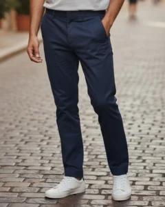 Men's Active Waist Cotton Dress Pant