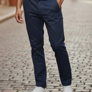 Men's Active Waist Cotton Dress Pant