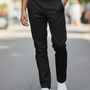 Men's Active Waist Cotton Dress Pant