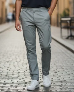 Men's Active Waist Cotton Dress Pant