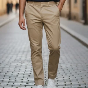 Men's Active Waist Cotton Dress Pant