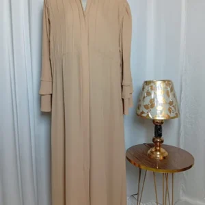 Brown Jorjet Abaya