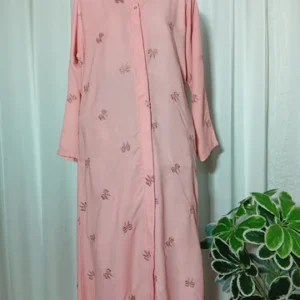 Pink Jorjat Abaya