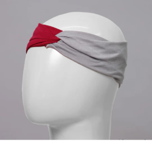 Maroon Grey Tube Cap