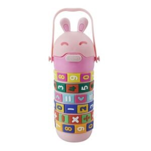 Pink Straw Bottle