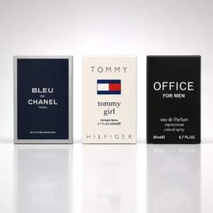 Bleu De Chanel EDT, Tommy Girl, Office For Men EDP