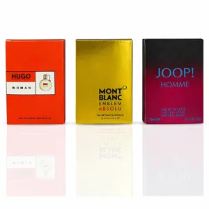 Hugo Boss Women, Mont Blanc Emblem Absolu, Joop Homme