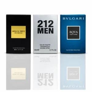 Armani Privé Royal Oud, 212 Men, Bvlgari Aqva Pour Homme