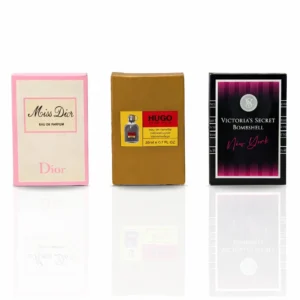 Miss Dior, Hugo Boss Green, Victoria’s Secret New York