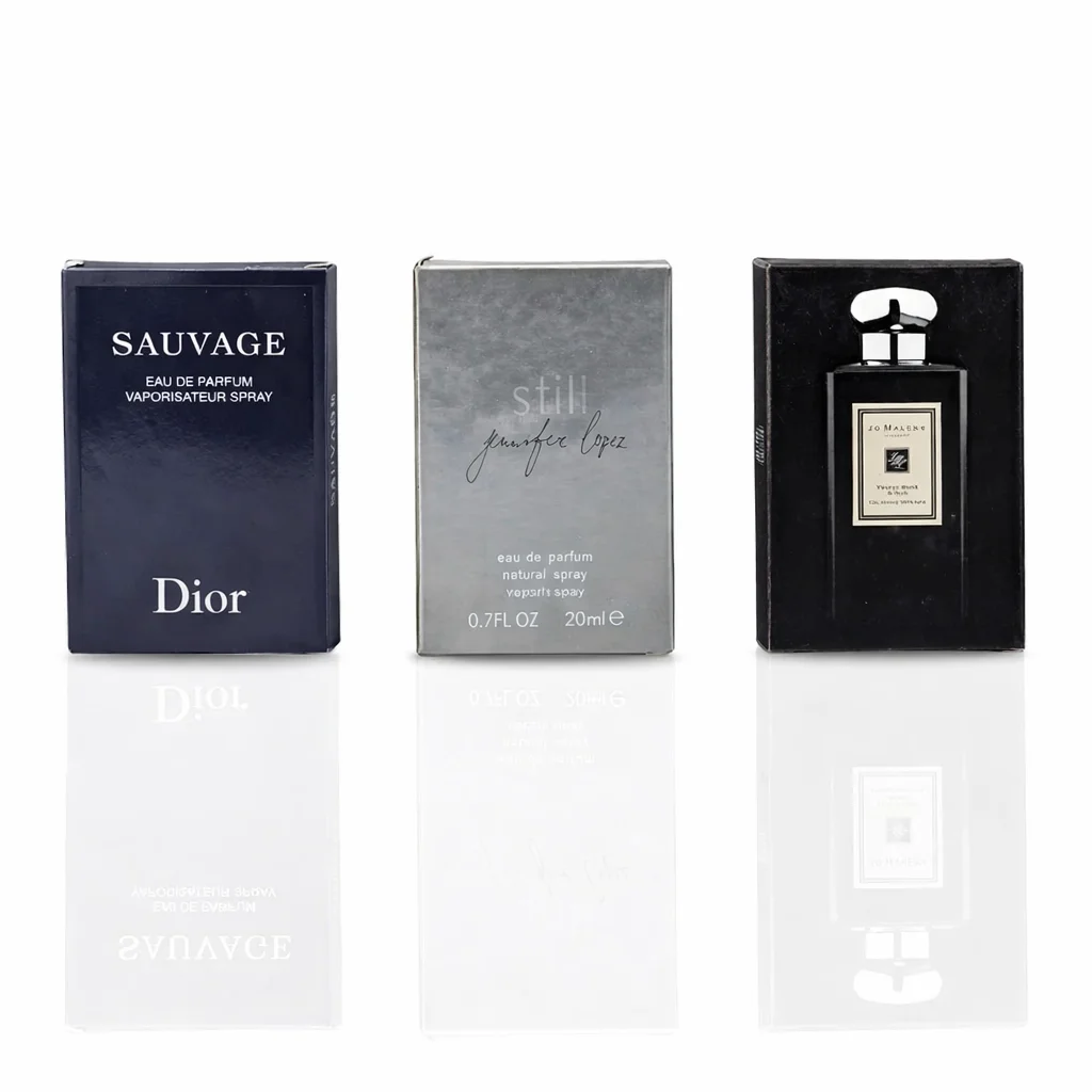 Jo Malone , Still Jeniffer Lopez, Dior Sauvage Edp