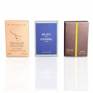 Rassasi Secret, Bleu de Chanel, Gucci By Gucci For Her