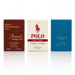 Maison Francis Baccarat Rough 540, Ralph Lauren Polo Red Rush, Versace Eros EDT