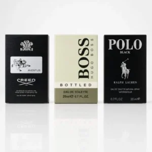 Creed Aventus, Hugo Boss Boss Bottled, Polo Black