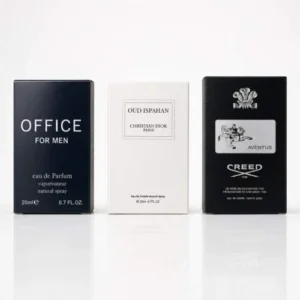 Office For Men, Christian Dior Oud Ispahan, Creed Aventus